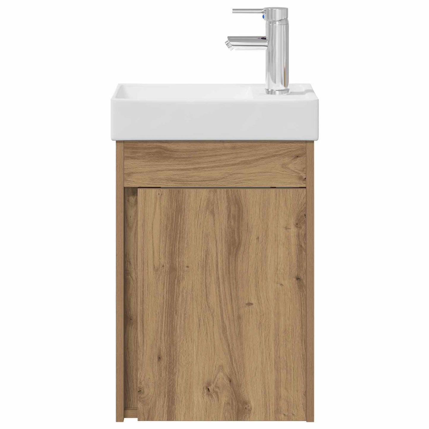 Mobile bagno con rubinetto Rovere Artigianale