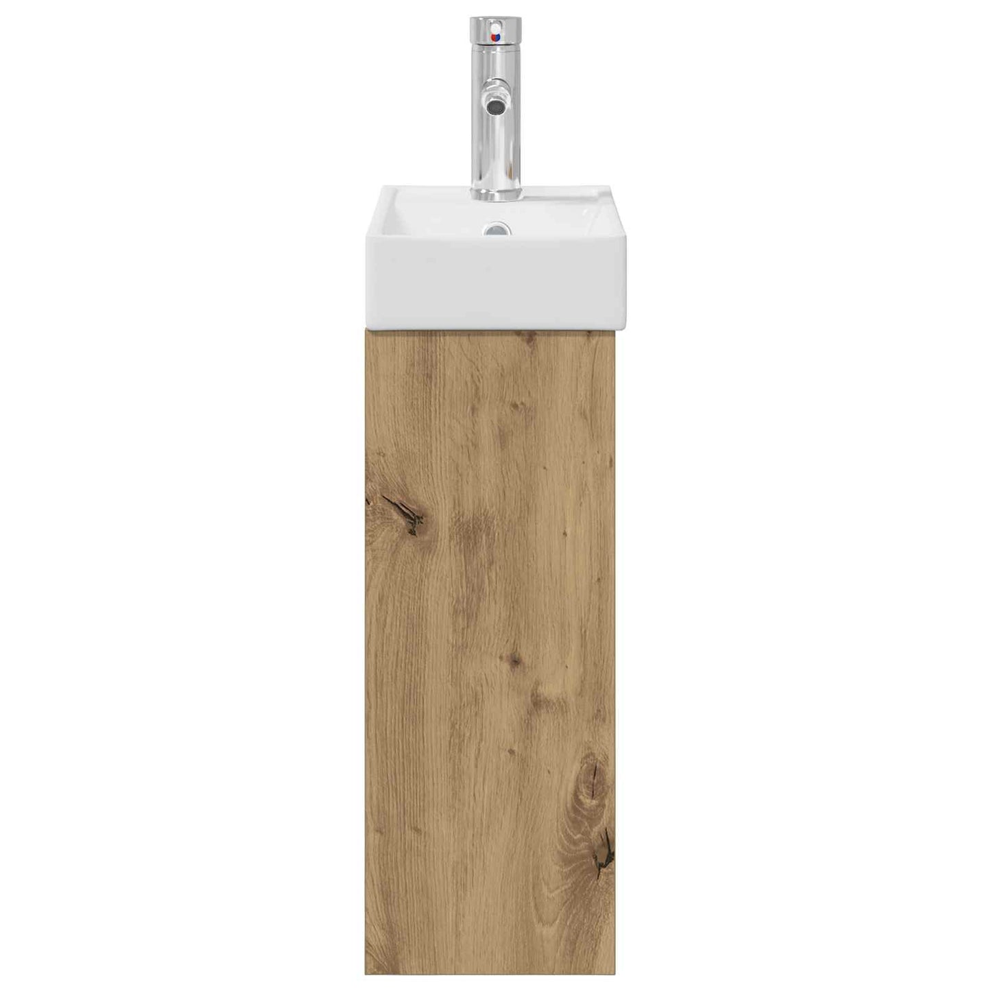 Mobile bagno con rubinetto Rovere Artigianale
