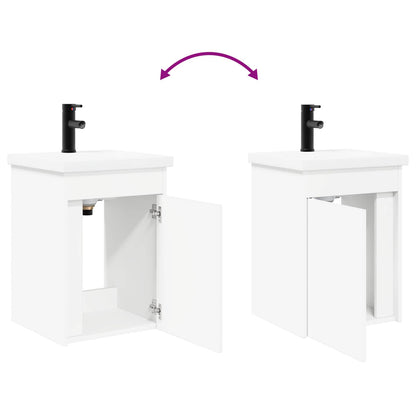 Mobile bagno con rubinetto Bianco 42 x 40 x 74,5 cm | homemem39
