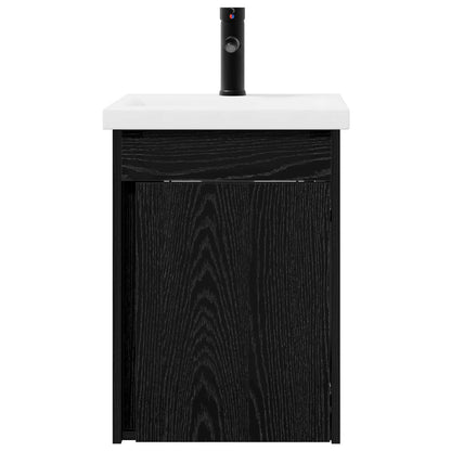 Mobile bagno con rubinetto Rovere Nero 42 x 40 x 74,5 cm | homemem39