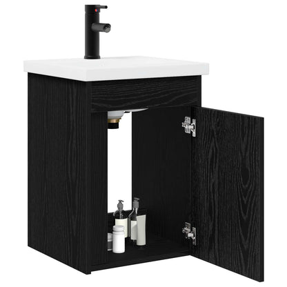 Mobile bagno con rubinetto Rovere Nero 42 x 40 x 74,5 cm | homemem39