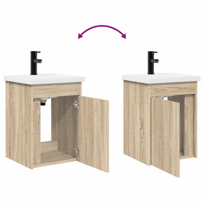 Mobile bagno con rubinetto Rovere Sonoma 42 x 40 x 74,5 cm | homemem39