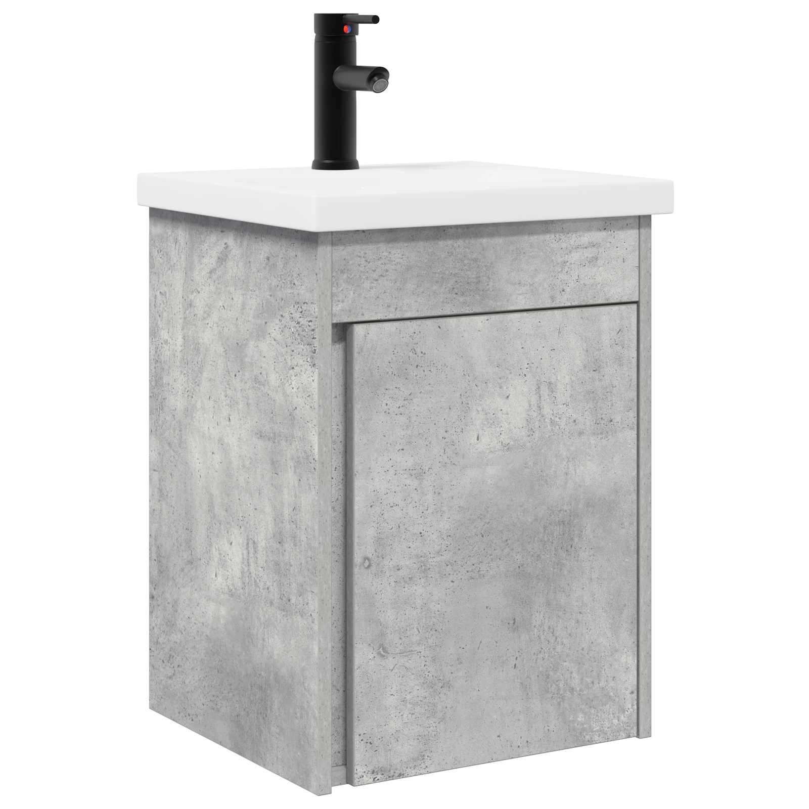 Mobile bagno con rubinetto Grigio Cemento 42 x 40 x 74,5 cm | homemem39