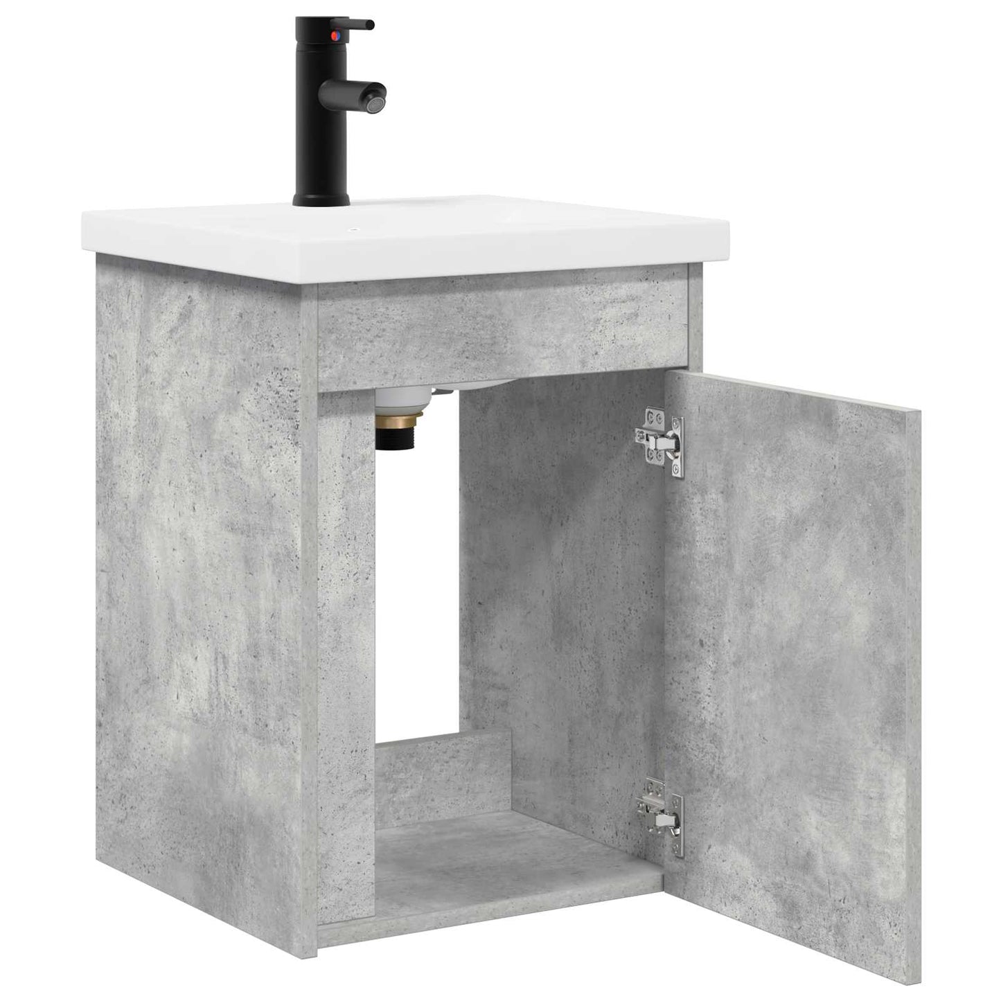 Mobile bagno con rubinetto Grigio Cemento 42 x 40 x 74,5 cm | homemem39