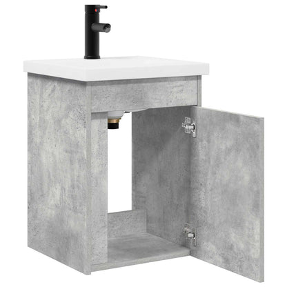 Mobile bagno con rubinetto Grigio Cemento 42 x 40 x 74,5 cm | homemem39