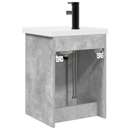 Mobile bagno con rubinetto Grigio Cemento 42 x 40 x 74,5 cm | homemem39