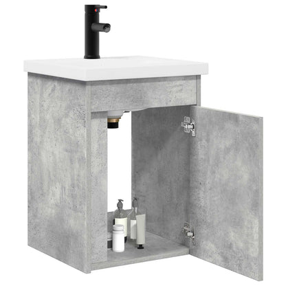 Mobile bagno con rubinetto Grigio Cemento 42 x 40 x 74,5 cm | homemem39