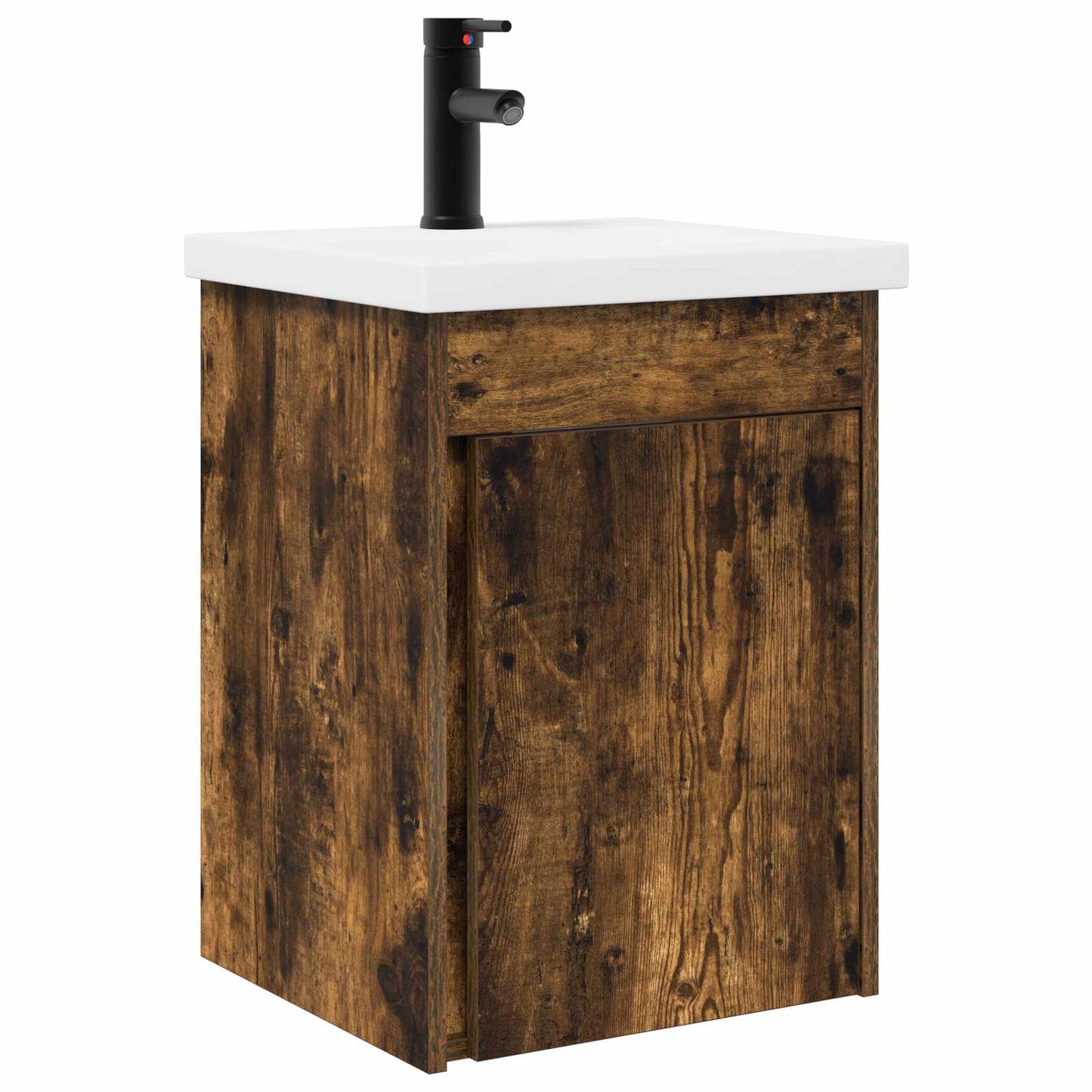 Mobile bagno con rubinetto Rovere Fumo 42 x 40 x 74,5 cm