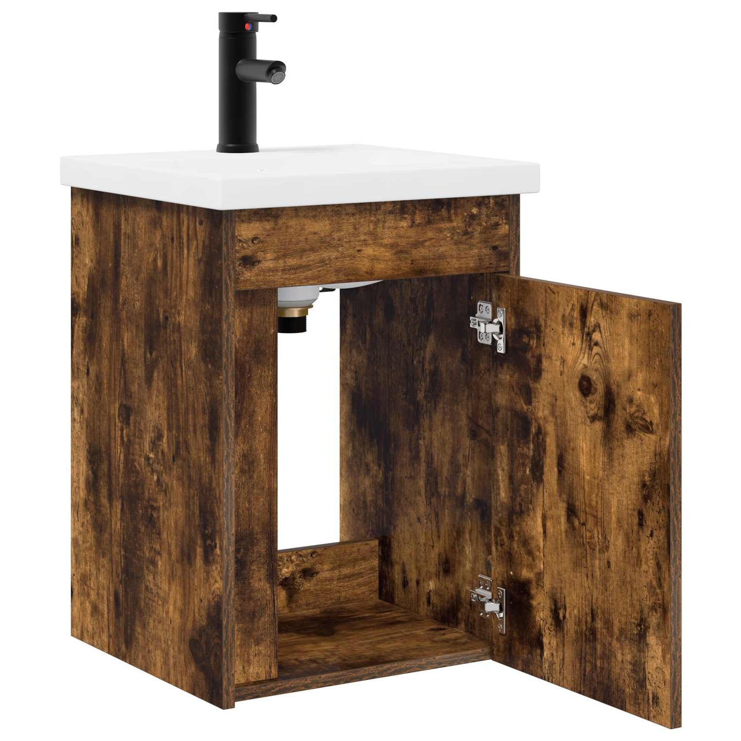 Mobile bagno con rubinetto Rovere Fumo 42 x 40 x 74,5 cm