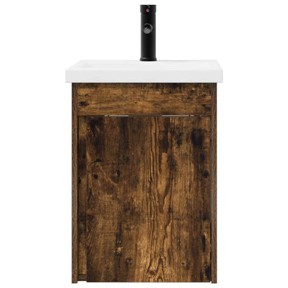 Mobile bagno con rubinetto Rovere Fumo 42 x 40 x 74,5 cm
