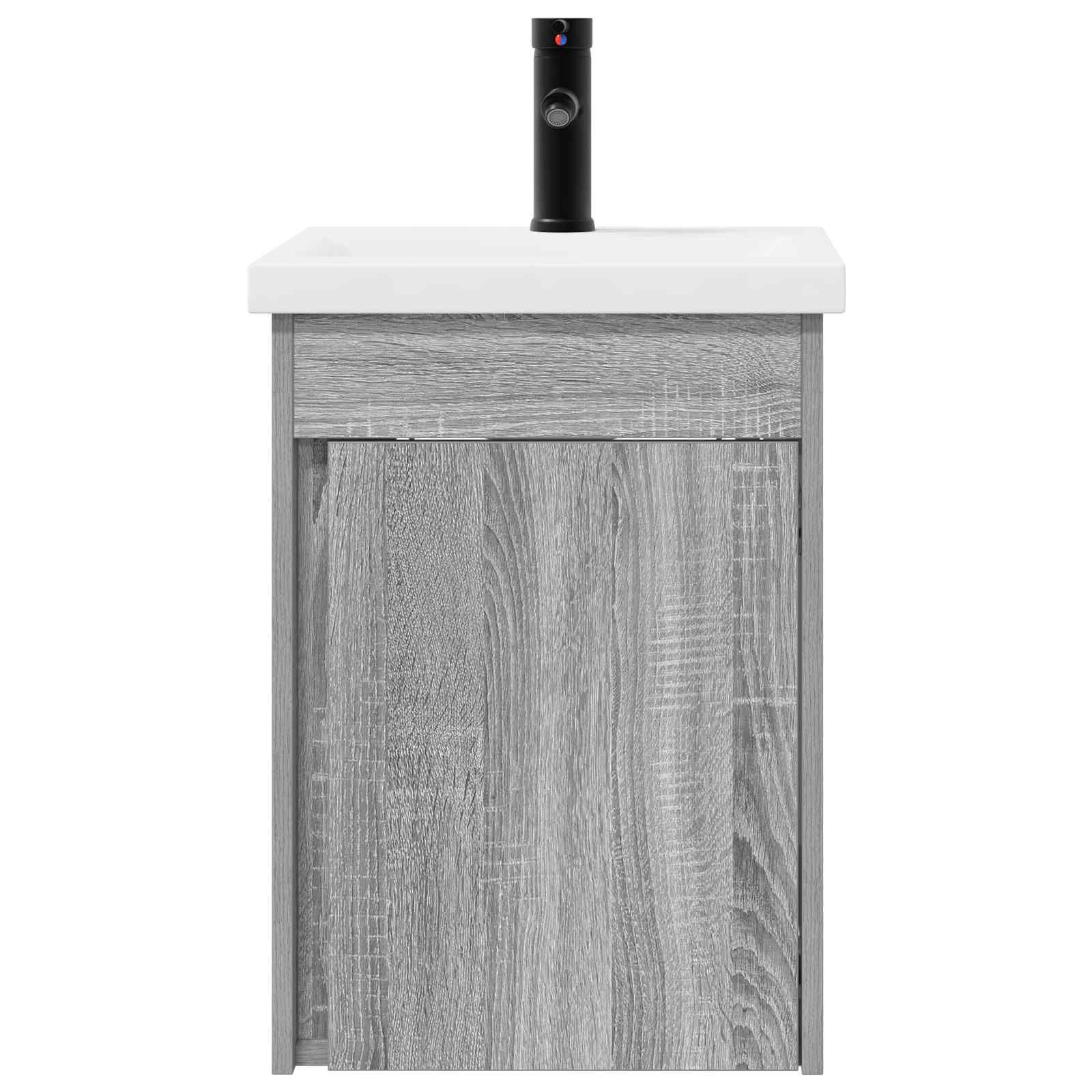 Mobile bagno con rubinetto Sonoma grigio 42 x 40 x 74,5 cm | homemem39