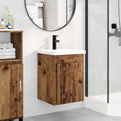 Mobile bagno con rubinetto Legno antico 42 x 40 x 74,5 cm