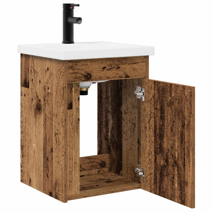 Mobile bagno con rubinetto Legno antico 42 x 40 x 74,5 cm