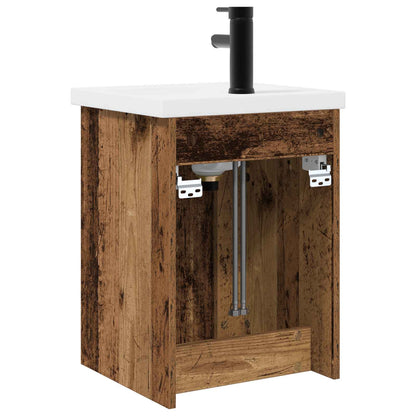 Mobile bagno con rubinetto Legno antico 42 x 40 x 74,5 cm