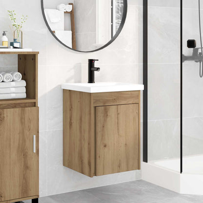 Mobile bagno con rubinetto Rovere Artigianale 42 x 40 x 74,5 cm