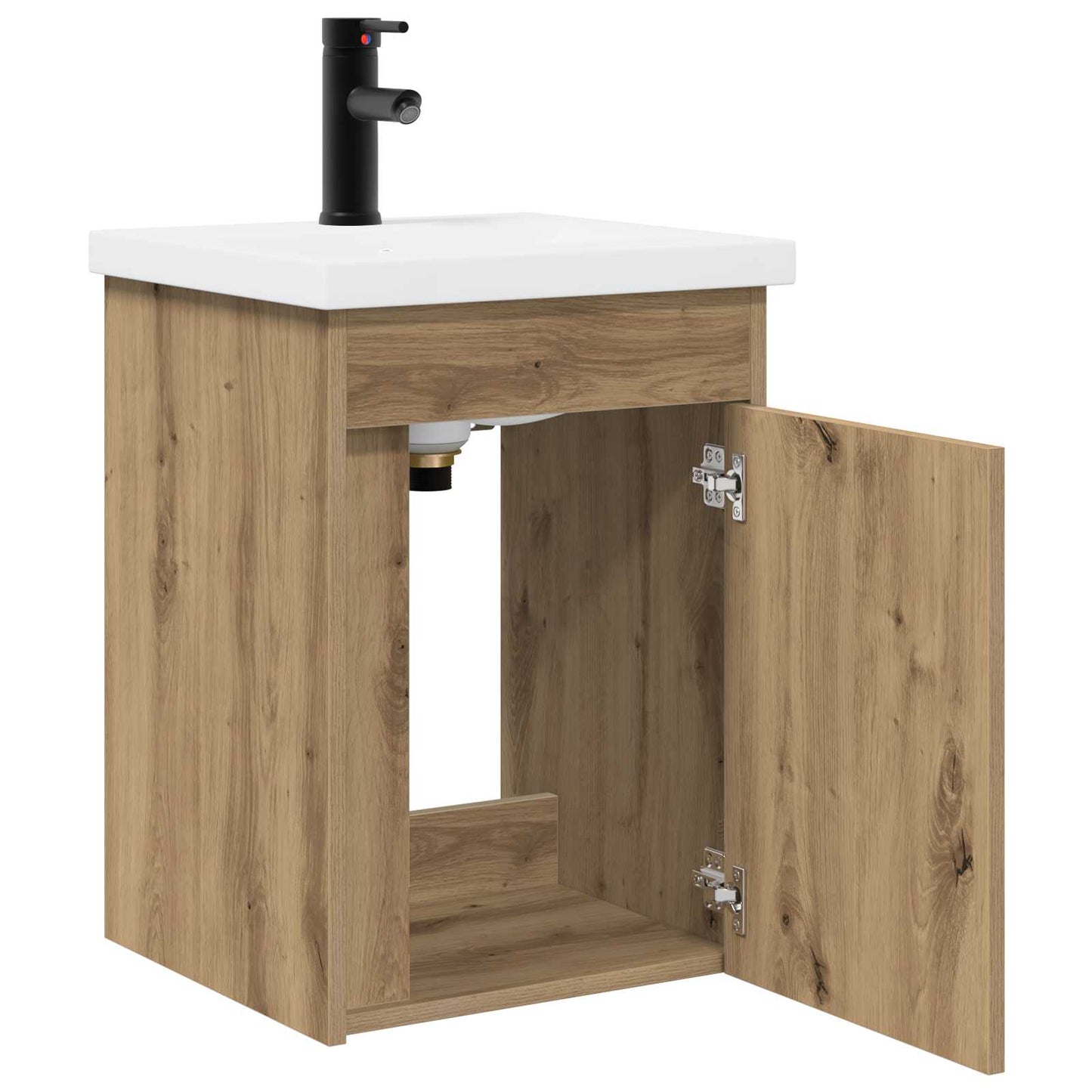 Mobile bagno con rubinetto Rovere Artigianale 42 x 40 x 74,5 cm
