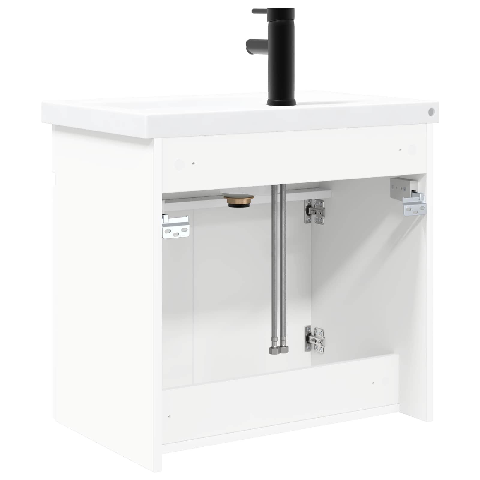 Mobile bagno con rubinetto Bianco 61 x 40 x 74,5 cm | homemem39