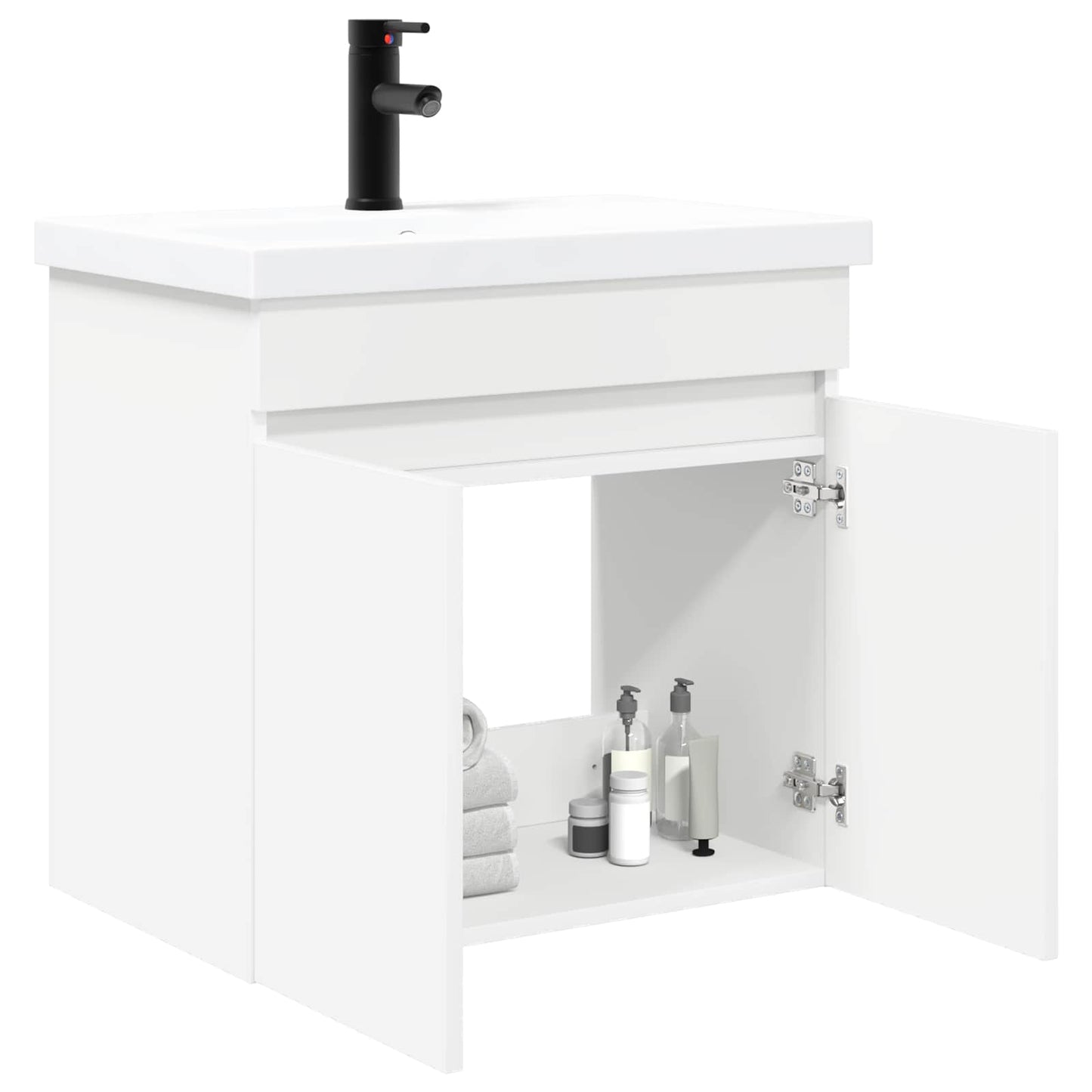 Mobile bagno con rubinetto Bianco 61 x 40 x 74,5 cm | homemem39