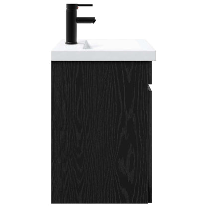 Mobile bagno con rubinetto Rovere Nero 61 x 40 x 74,5 cm | homemem39