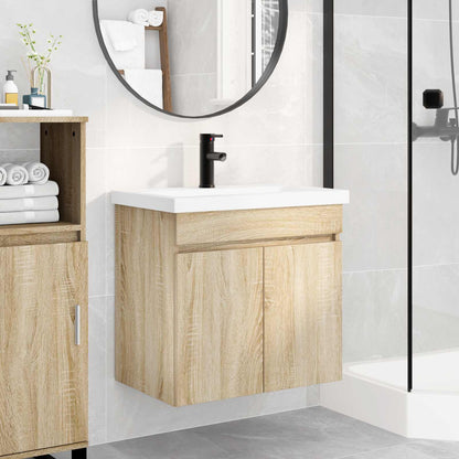 Mobile bagno con rubinetto Rovere Sonoma 61 x 40 x 74,5 cm | homemem39