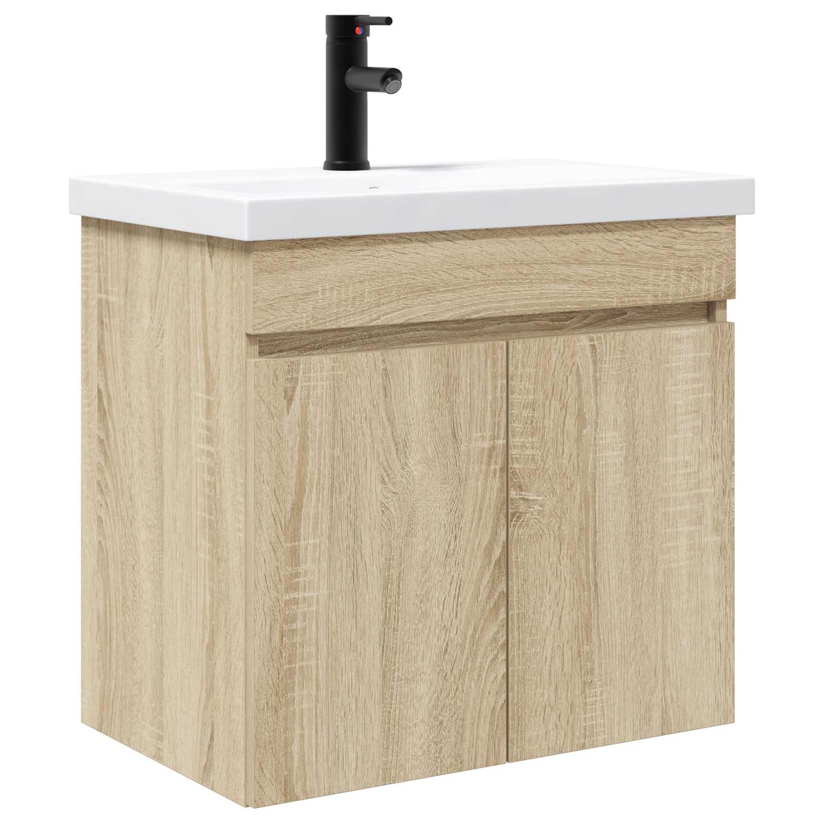 Mobile bagno con rubinetto Rovere Sonoma 61 x 40 x 74,5 cm | homemem39