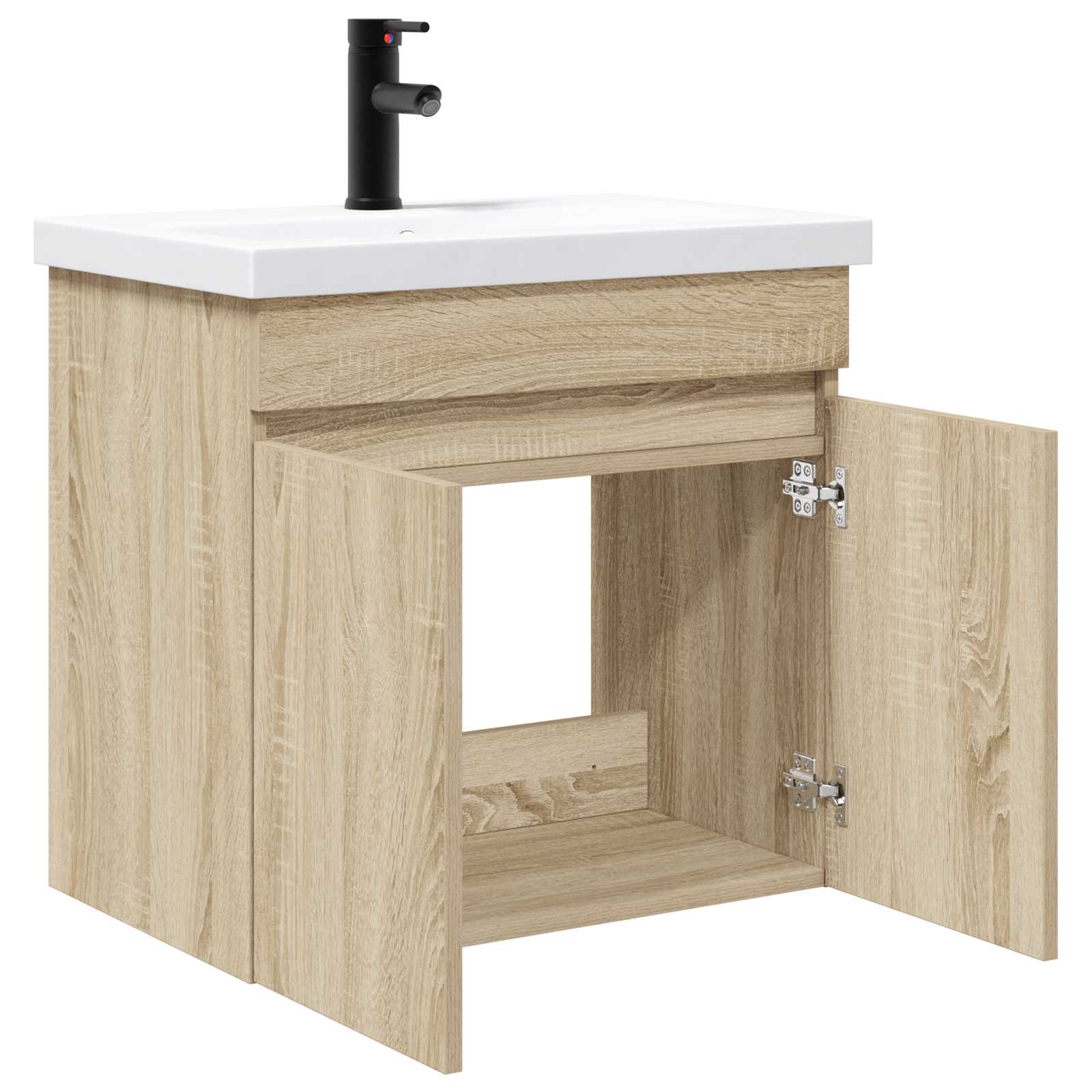 Mobile bagno con rubinetto Rovere Sonoma 61 x 40 x 74,5 cm | homemem39