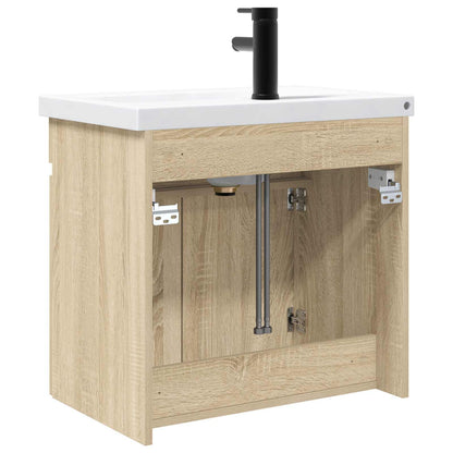 Mobile bagno con rubinetto Rovere Sonoma 61 x 40 x 74,5 cm | homemem39