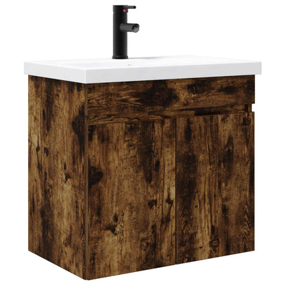 Mobile bagno con rubinetto Rovere Fumo 61 x 40 x 74,5 cm | homemem39