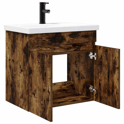 Mobile bagno con rubinetto Rovere Fumo 61 x 40 x 74,5 cm | homemem39