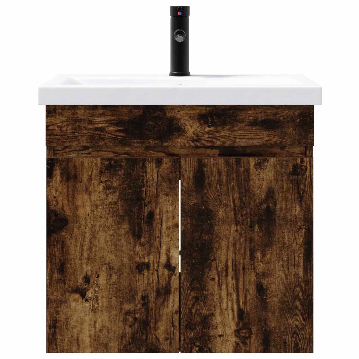 Mobile bagno con rubinetto Rovere Fumo 61 x 40 x 74,5 cm | homemem39