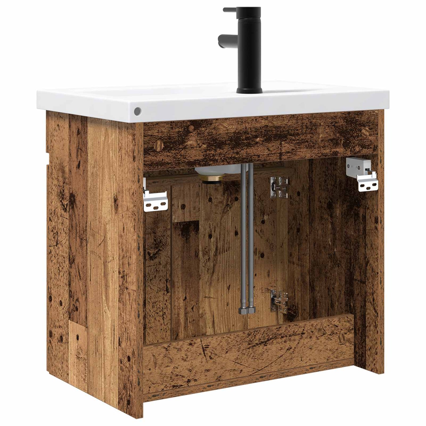 Mobile bagno con rubinetto Legno antico 61 x 40 x 74,5 cm
