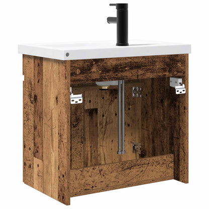 Mobile bagno con rubinetto Legno antico 61 x 40 x 74,5 cm