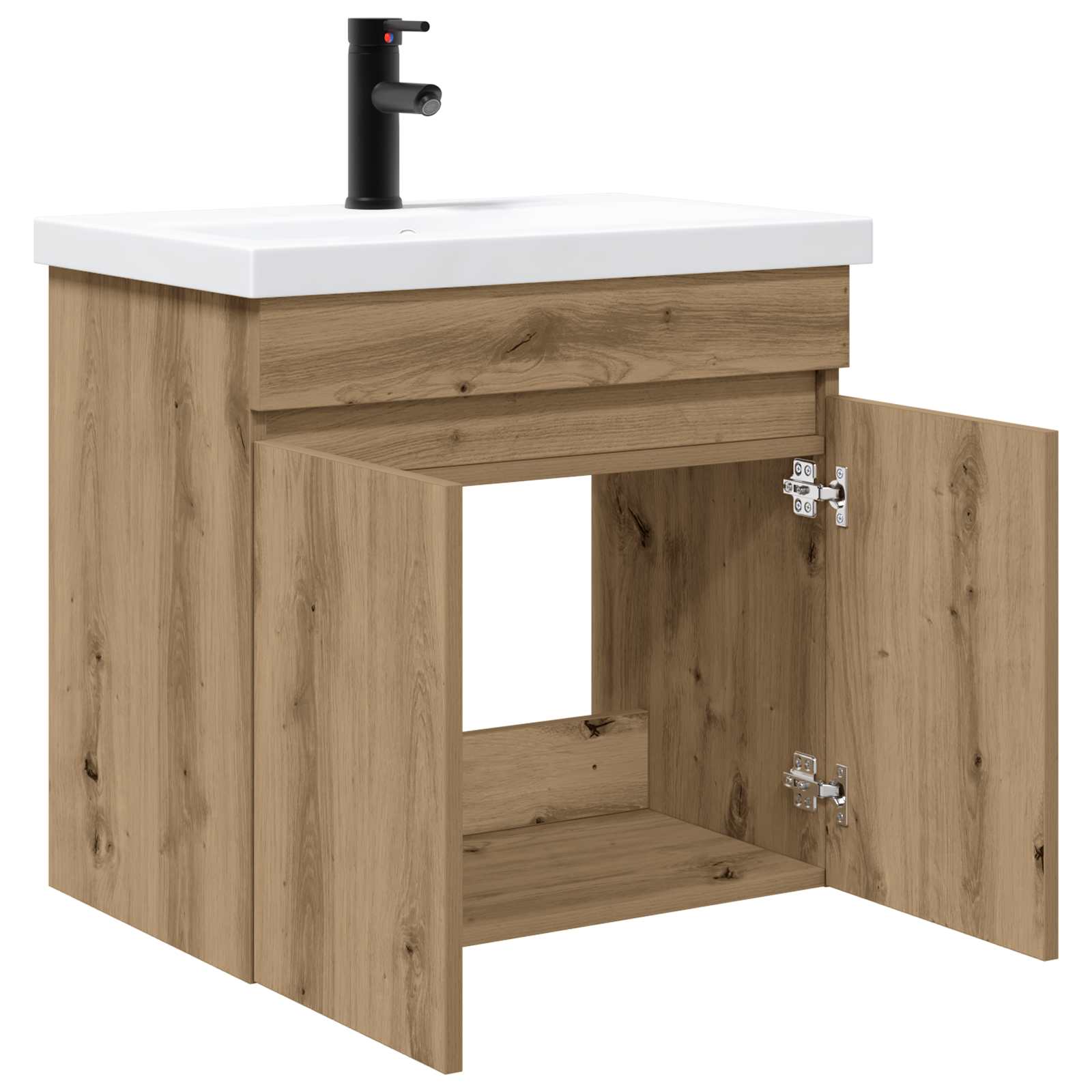 Mobile bagno con rubinetto Rovere Artigianale 61 x 40 x 74,5 cm | homemem39