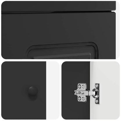 Mobile da bagno con lavabo Nero 42 x 40 x 84,5 cm | homemem39