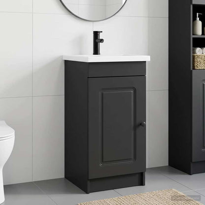 Mobile da bagno con lavabo Nero 42 x 40 x 84,5 cm | homemem39