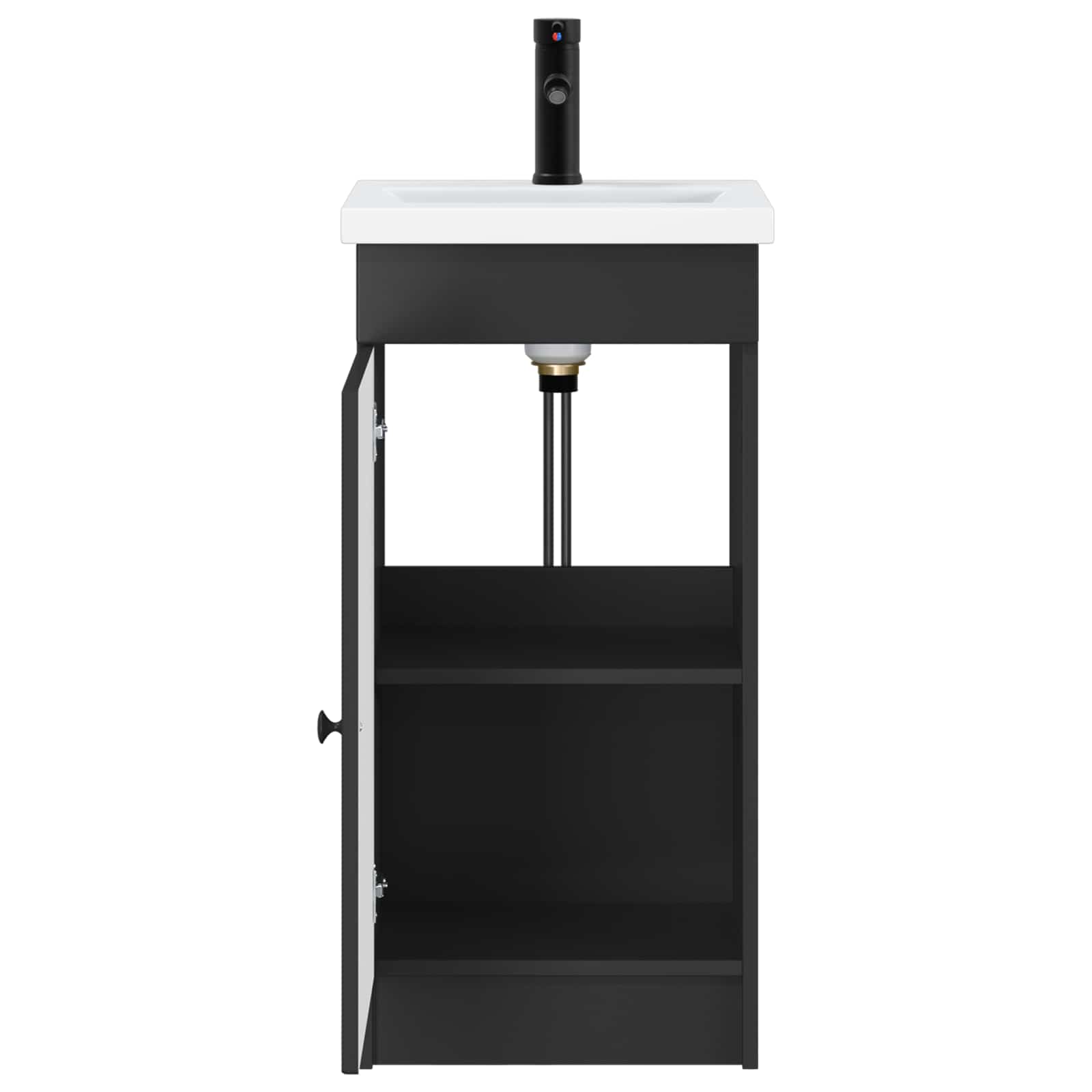Mobile da bagno con lavabo Nero 42 x 40 x 84,5 cm | homemem39