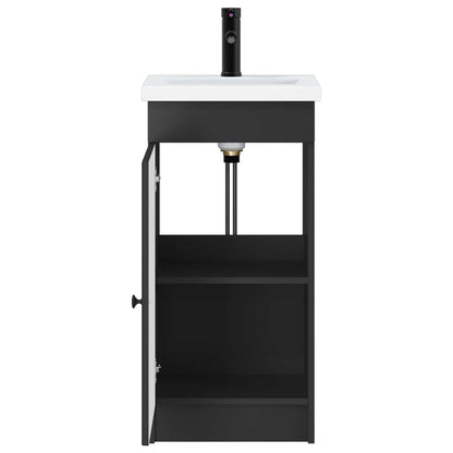 Mobile da bagno con lavabo Nero 42 x 40 x 84,5 cm | homemem39