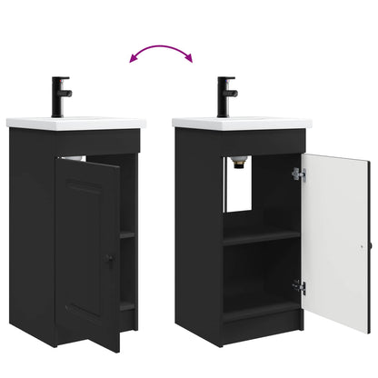 Mobile da bagno con lavabo Nero 42 x 40 x 84,5 cm | homemem39