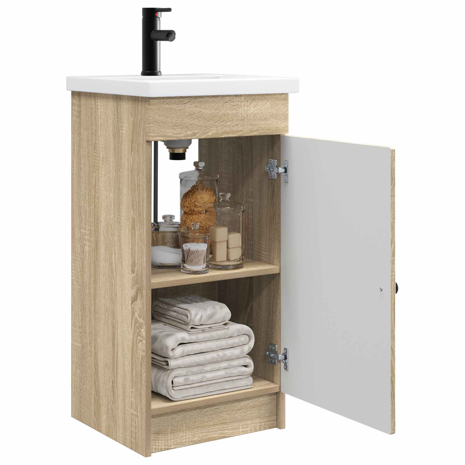 Mobile da bagno con lavabo Rovere Sonoma 42 x 40 x 84,5 cm | homemem39