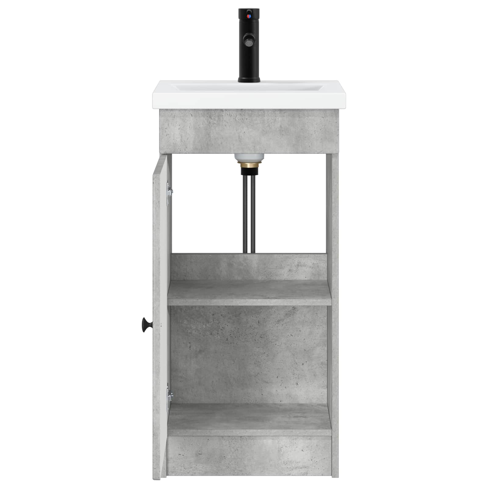 Mobile da bagno con lavabo Grigio Cemento 42 x 40 x 84,5 cm | homemem39