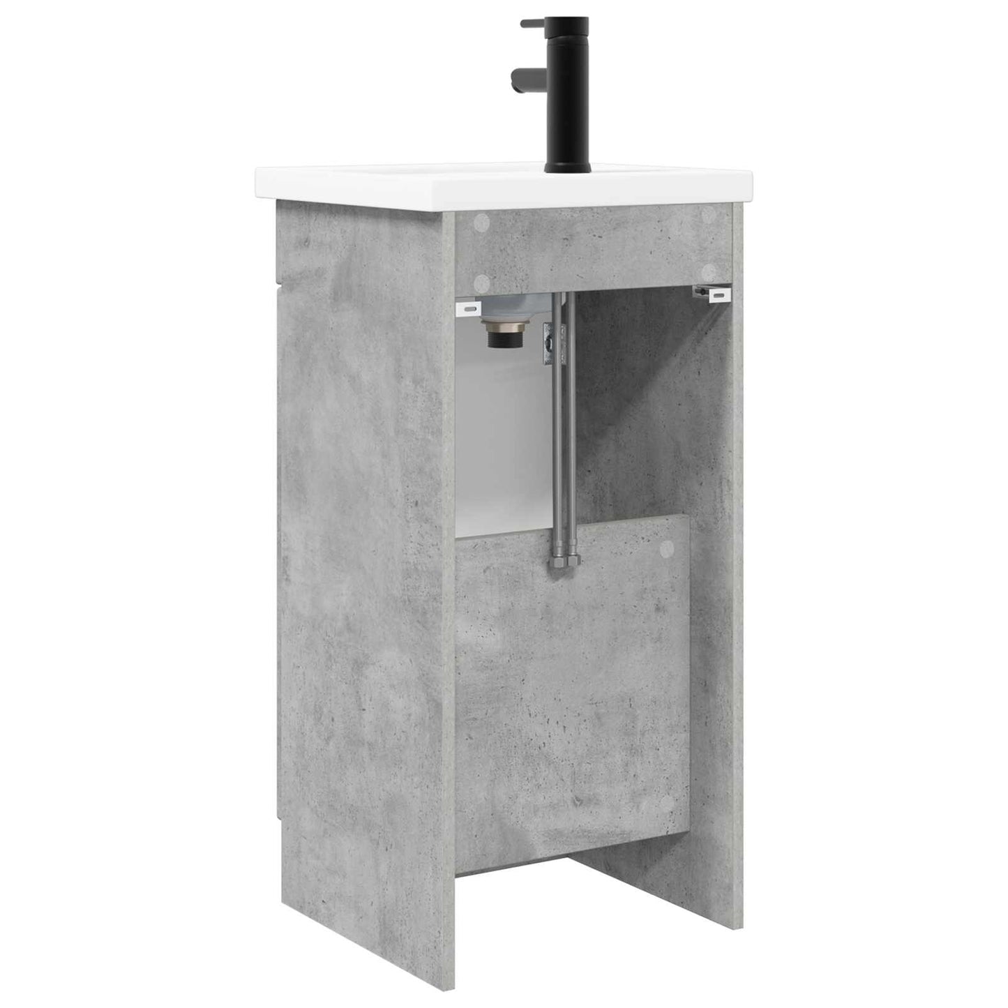 Mobile da bagno con lavabo Grigio Cemento 42 x 40 x 84,5 cm | homemem39