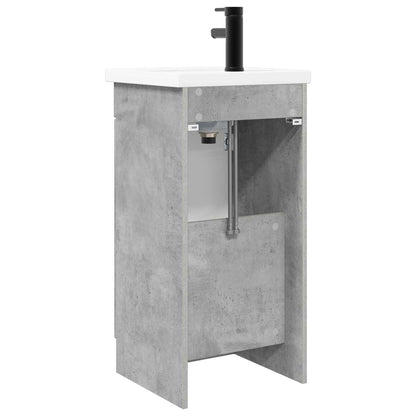 Mobile da bagno con lavabo Grigio Cemento 42 x 40 x 84,5 cm | homemem39