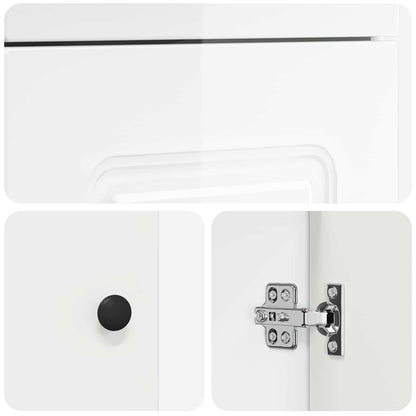 Mobile da bagno con lavabo Bianco Lucido 42 x 40 x 84,5 cm | homemem39