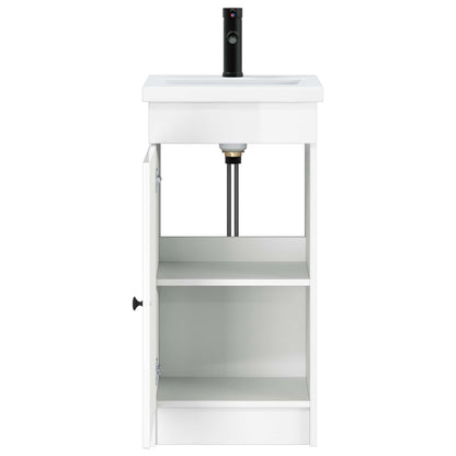 Mobile da bagno con lavabo Bianco Lucido 42 x 40 x 84,5 cm | homemem39