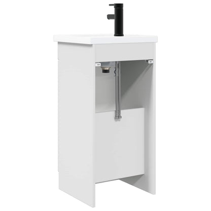 Mobile da bagno con lavabo Bianco Lucido 42 x 40 x 84,5 cm | homemem39