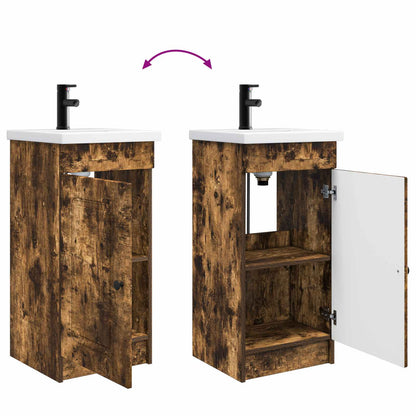 Mobile da bagno con lavabo Rovere Fumo 42 x 40 x 84,5 cm | homemem39