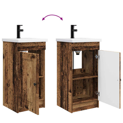 Mobile da bagno con lavabo Legno antico 42 x 40 x 84,5 cm | homemem39