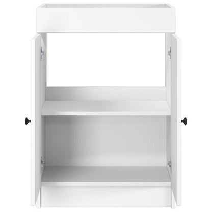 Mobiletto da bagno sotto il lavello Bianco 56 x 37,5 x 81 cm