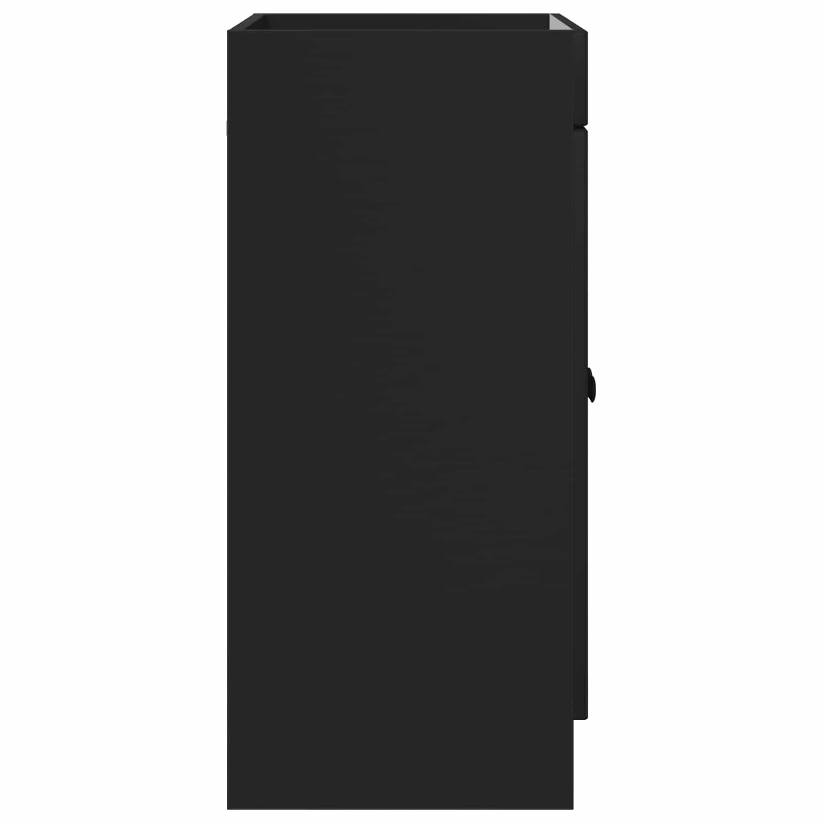 Mobiletto da bagno sotto il lavello Nero 56 x 37,5 x 81 cm | homemem39