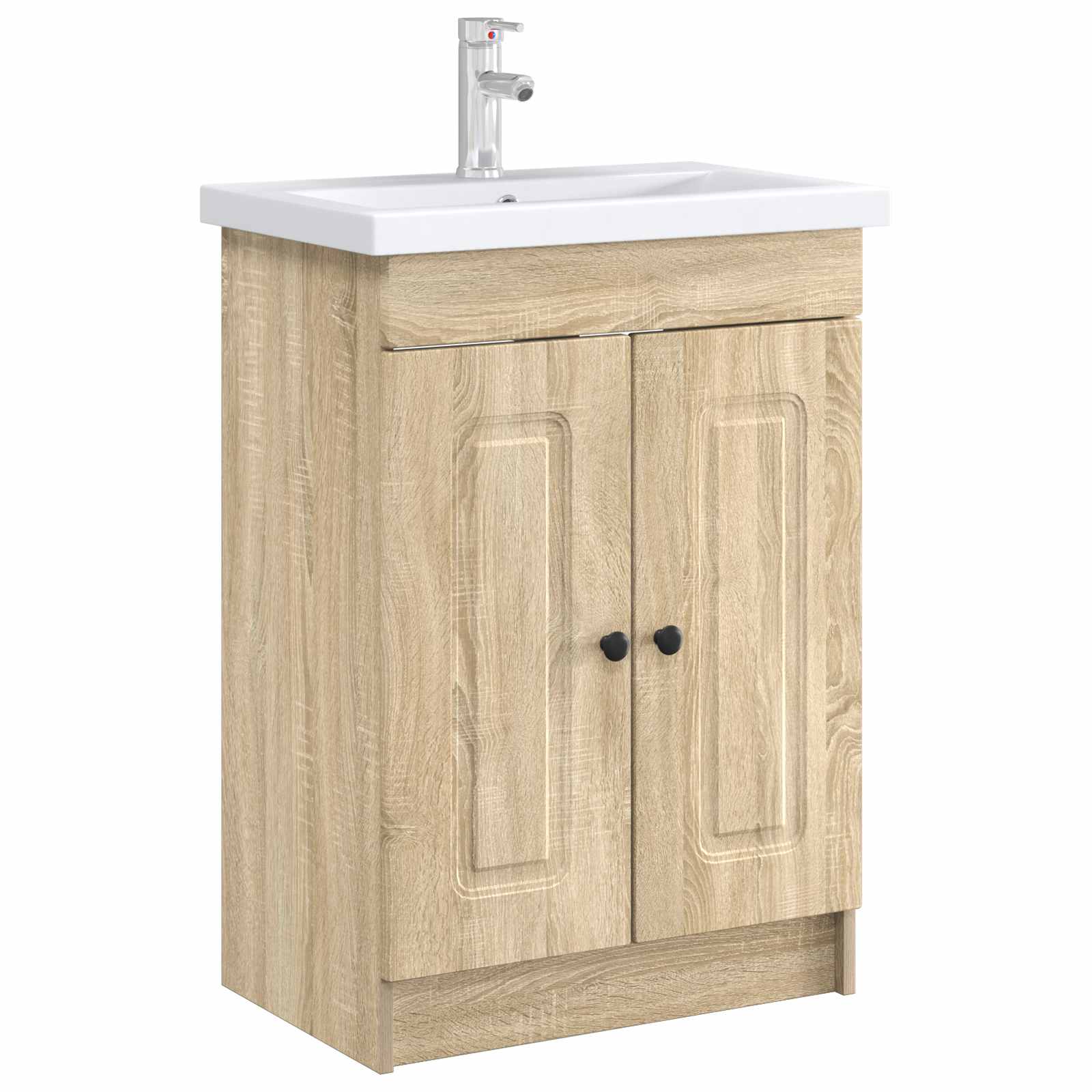 Mobiletto da bagno sotto il lavello Rovere Sonoma | homemem39